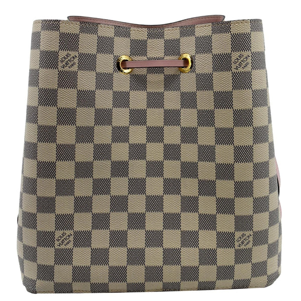 Louis Vuitton Neonoe MM Damier Azur Crossbody Bag Rose - Back