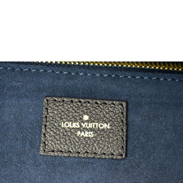 LOUIS VUITTON Neverfull MM Monogram Empreinte Tote Bag Black