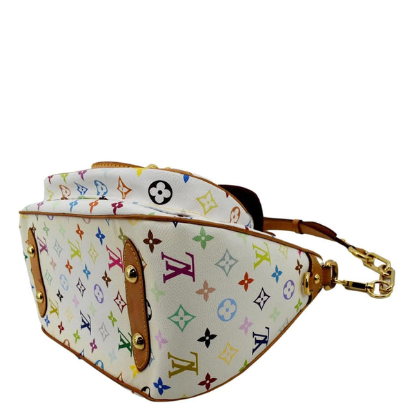 LOUIS VUITTON Rita Multicolor Monogram Shoulder Bag White