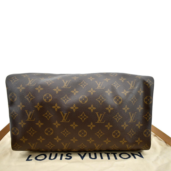 LOUIS VUITTON Speedy 35 Bandouliere Monogram Canvas Shoulder Bag Brown