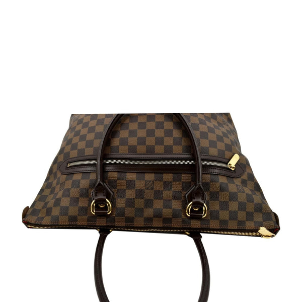 LOUIS VUITTON Saleya GM Damier Ebene Shoulder Bag Brown