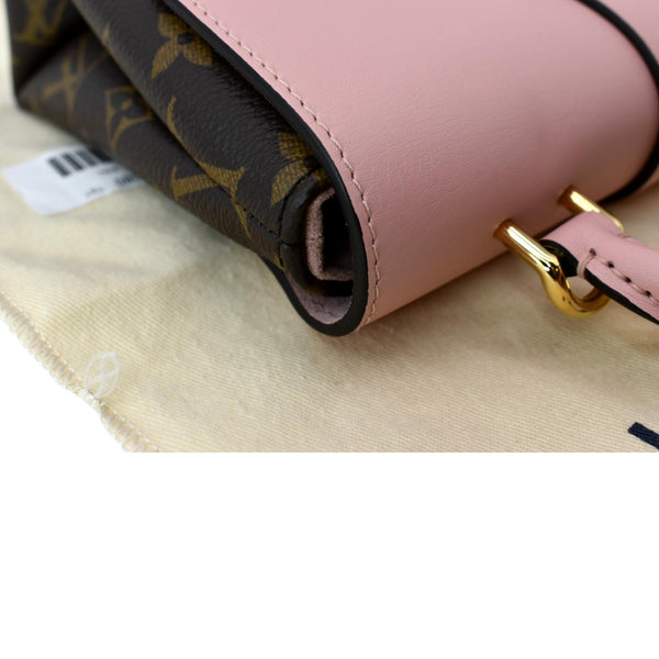 LOUIS VUITTON Locky BB Monogram Canvas Crossbody Bag Rose Poudre