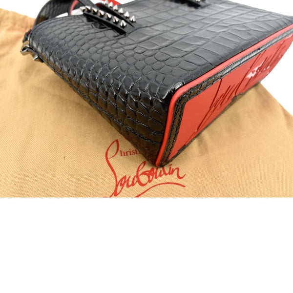 Christian Louboutin Cabata Mini Leather Crossbody Bag - Bottom Left