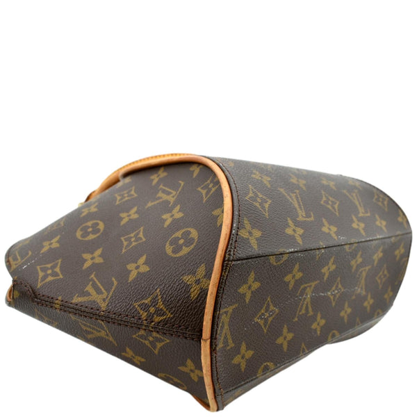 LOUIS VUITTON Ellipse MM Monogram Canvas Satchel Bag Brown