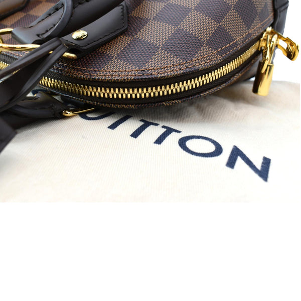 LOUIS VUITTON Alma BB Damier Ebene Satchel Crossbody Bag-DDH