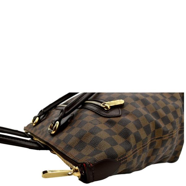 LOUIS VUITTON Saleya GM Damier Ebene Shoulder Bag Brown