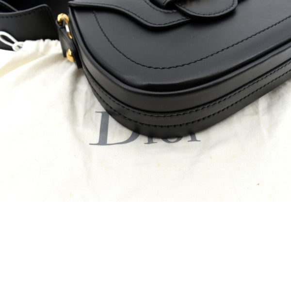 Christian Dior D Fence Calfskin Leather Saddle Bag - Bottom Left