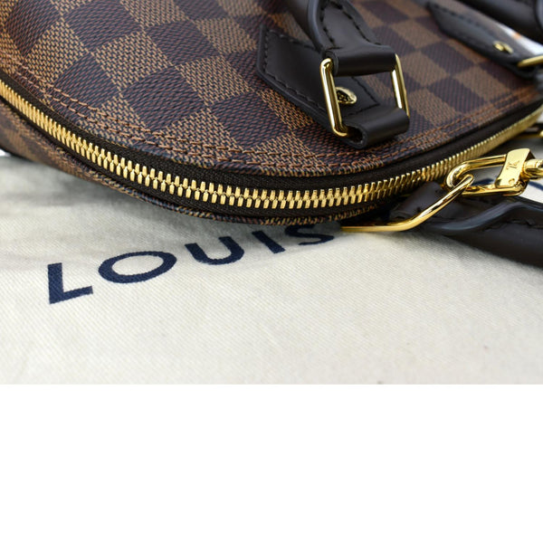 LOUIS VUITTON Alma BB Damier Ebene Satchel Crossbody Bag-DDH