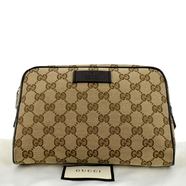 GUCCI GG Monogram Canvas Belt Bag Beige 449174