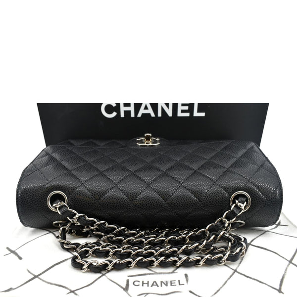 Chanel Classic Double Flap Medium Leather Shoulder Bag - Top