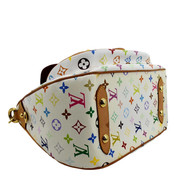 LOUIS VUITTON Rita Multicolor Monogram Shoulder Bag White