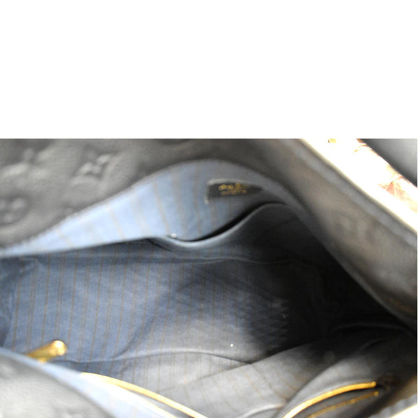 LOUIS VUITTON Artsy MM Empreinte Leather Hobo Bag Black