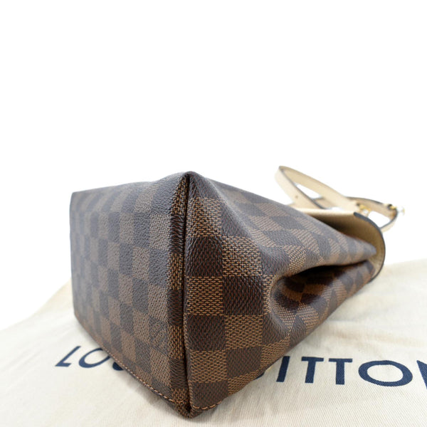 Louis Vuitton Clapton Damier Ebene Backpack Bag Creme - Bottom Right