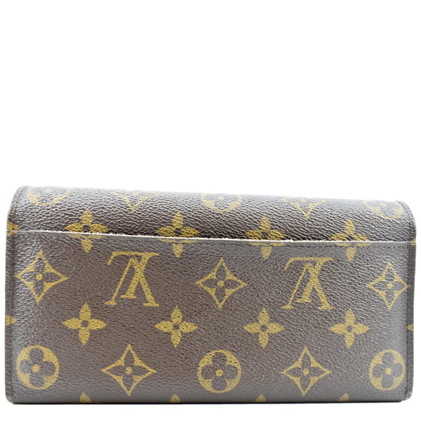 LOUIS VUITTON Sarah Monogram Canvas Wallet Brown
