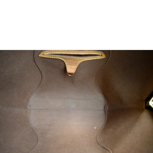 LOUIS VUITTON Ellipse MM Monogram Canvas Satchel Bag Brown