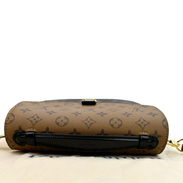 LOUIS VUITTON Metis Pochette Reverse Monogram Canvas Crossbody Bag Brown