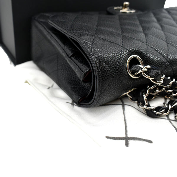 Chanel Classic Double Flap Medium Leather Shoulder Bag - Right Top