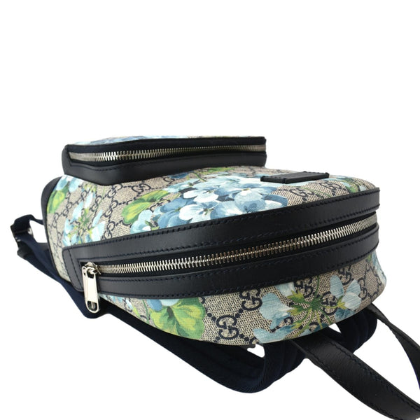 Gucci Blooms GG Supreme Monogram Backpack Light Blue
