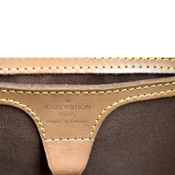 LOUIS VUITTON Ellipse MM Monogram Canvas Satchel Bag Brown