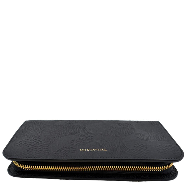 Tiffany & Co Wave Leather Wallet Black