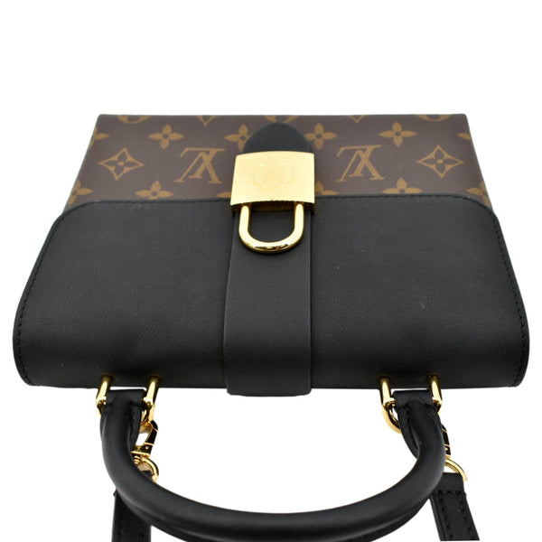 LOUIS VUITTON Locky BB Monogram Canvas Crossbody Bag Brown