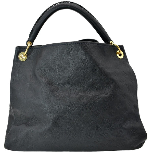 LOUIS VUITTON Artsy MM Empreinte Leather Hobo Bag Black