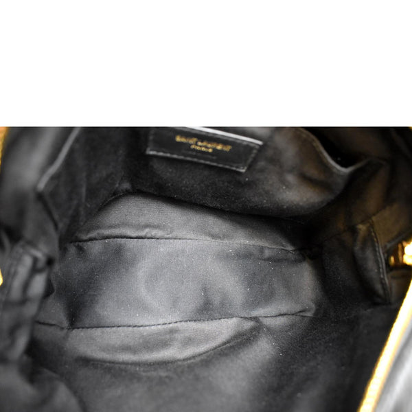 Yves Saint Laurent Lou Camera Chevron Crossbody Bag - Inside