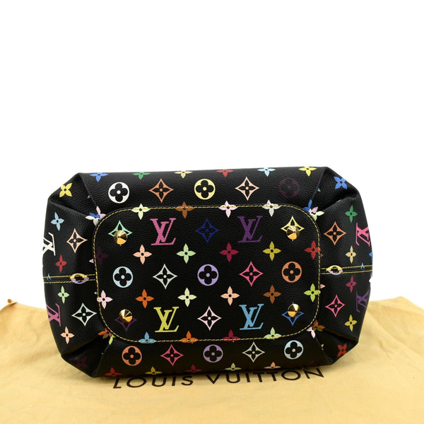 LOUIS VUITTON Annie GM Multicolor Monogram Canvas Shoulder Bag Black