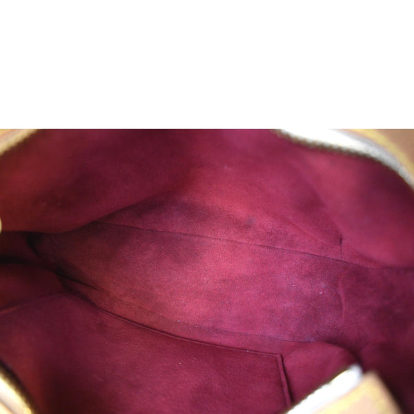 LOUIS VUITTON Lodge PM Monogram Leather Shoulder Bag White