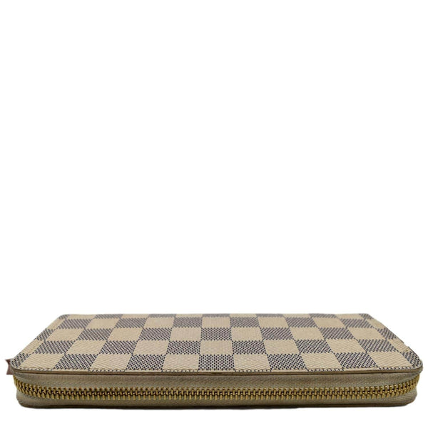 Louis Vuitton Clemence Damier Azur Wallet in White - Top
