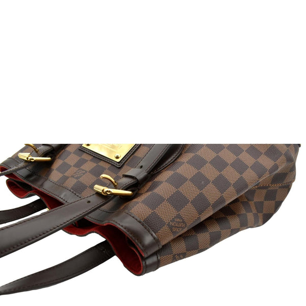 Louis Vuitton Hampstead PM Damier Ebene Shoulder Bag - Left Side