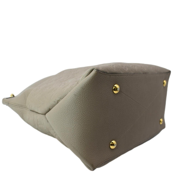 LOUIS VUITTON Maida Monogram Empreinte Leather Hobo Shoulder Bag Tourterelle