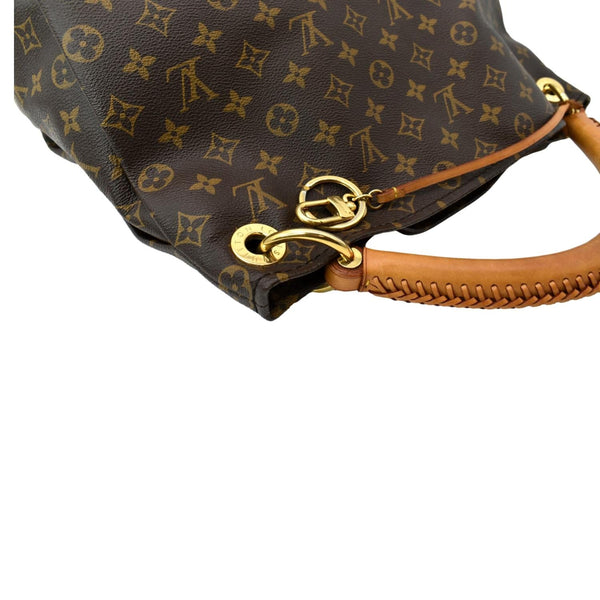 LOUIS VUITTON Artsy MM Monogram Canvas Hobo Bag Brown