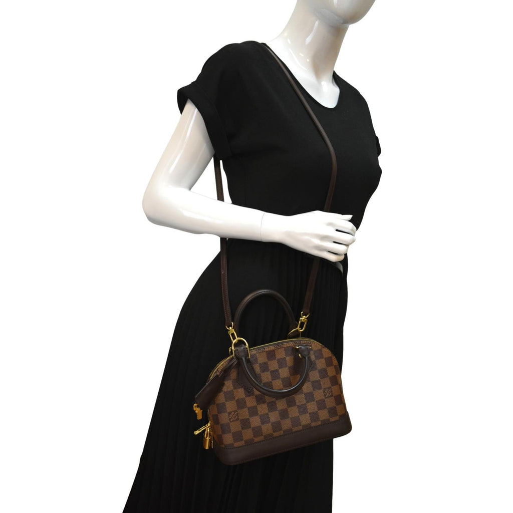 Alma BB Damier Ebene – Keeks Designer Handbags