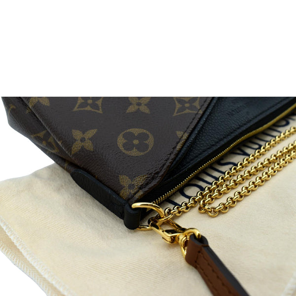 Louis Vuitton Pallas Monogram Clutch Crossbody Bag - Top Right