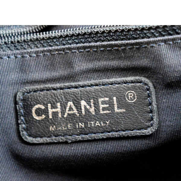 CHANEL Flap Perforated Leather Shoulder Bag Red