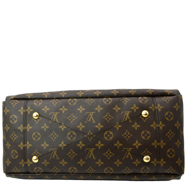 LOUIS VUITTON Artsy MM Monogram Canvas Hobo Bag Brown