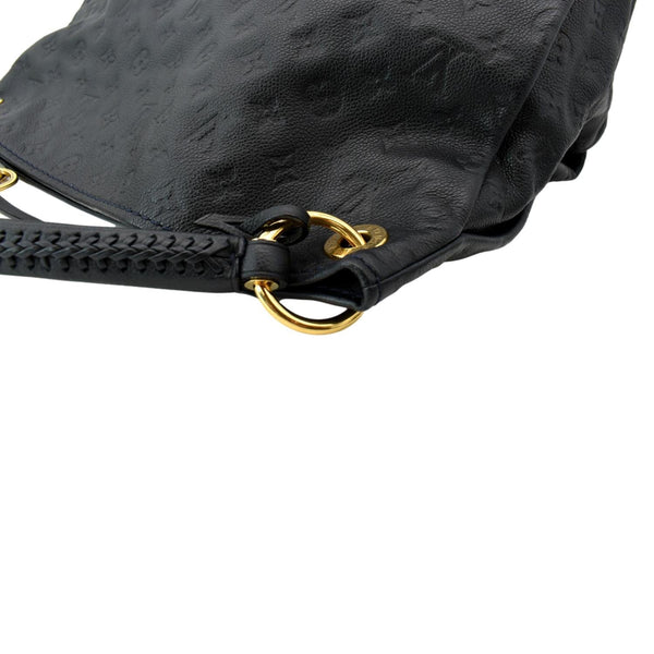 LOUIS VUITTON Artsy MM Empreinte Leather Hobo Bag Black