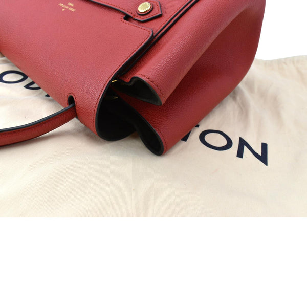 LOUIS VUITTON Trocadero Monogram Empreinte Leather Shoulder Bag Red