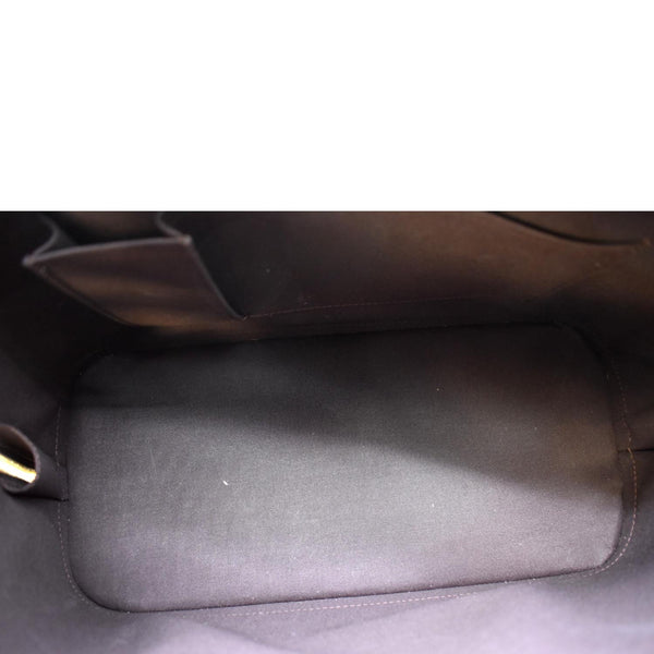 LOUIS VUITTON Alma GM Monogram Vernis Leather Satchel Bag Amarante