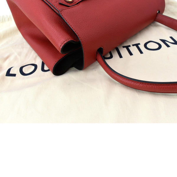 LOUIS VUITTON Trocadero Monogram Empreinte Leather Shoulder Bag Red