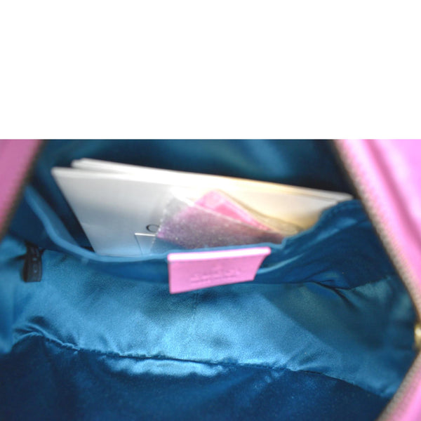 GUCCI GG Marmont Mini Marquise Crystal Velvet Crossbody Bag Pink