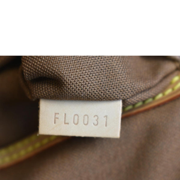 Louis Vuitton Alma PM Monogram Canvas Satchel Bag Brown - Tag