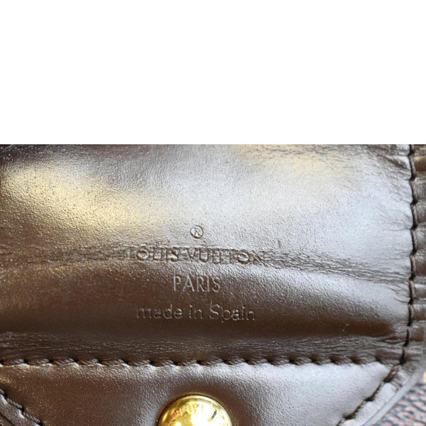 LOUIS VUITTON Sistina GM Damier Ebene Shoulder Bag Brown