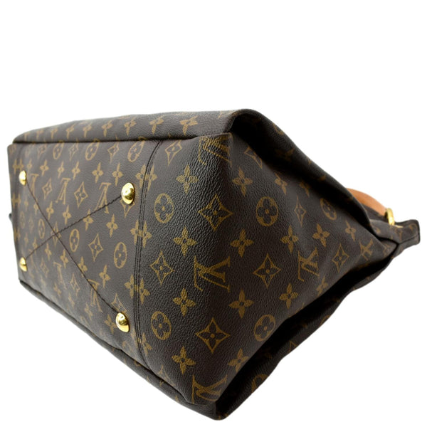 LOUIS VUITTON Artsy MM Monogram Canvas Hobo Bag Brown