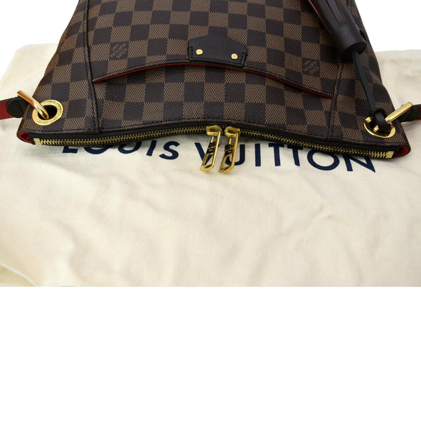 LOUIS VUITTON South Bank Besace Damier Ebene Crossbody Bag Brown