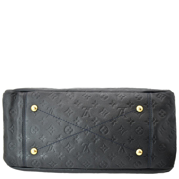 LOUIS VUITTON Artsy MM Empreinte Leather Hobo Bag Black