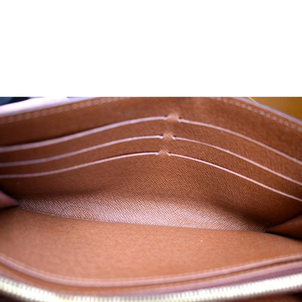 LOUIS VUITTON Sarah Monogram Canvas Wallet Brown