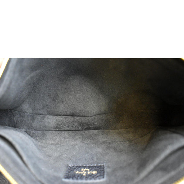 LOUIS VUITTON Multi Pochette Accessories Empreinte Clutch Bag Black