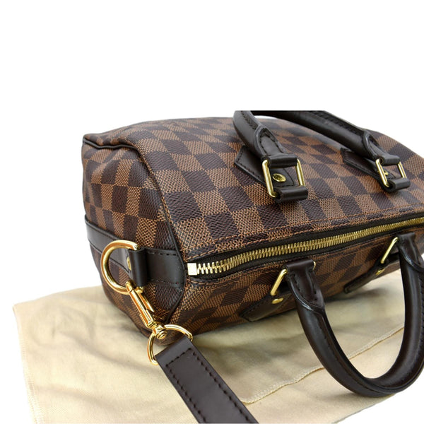LOUIS VUITTON Speedy 25 Bandouliere Damier Ebene Shoulder Bag Brown
